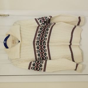Vintage Lord Jeff nordic print sweater